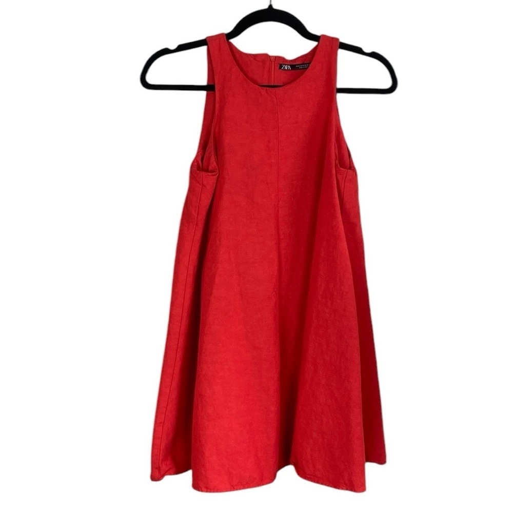 Zara Scarlet Sleeveless Mini Dress